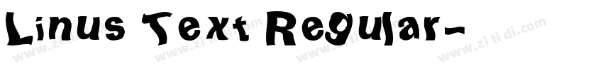 Linus Text Regular字体转换